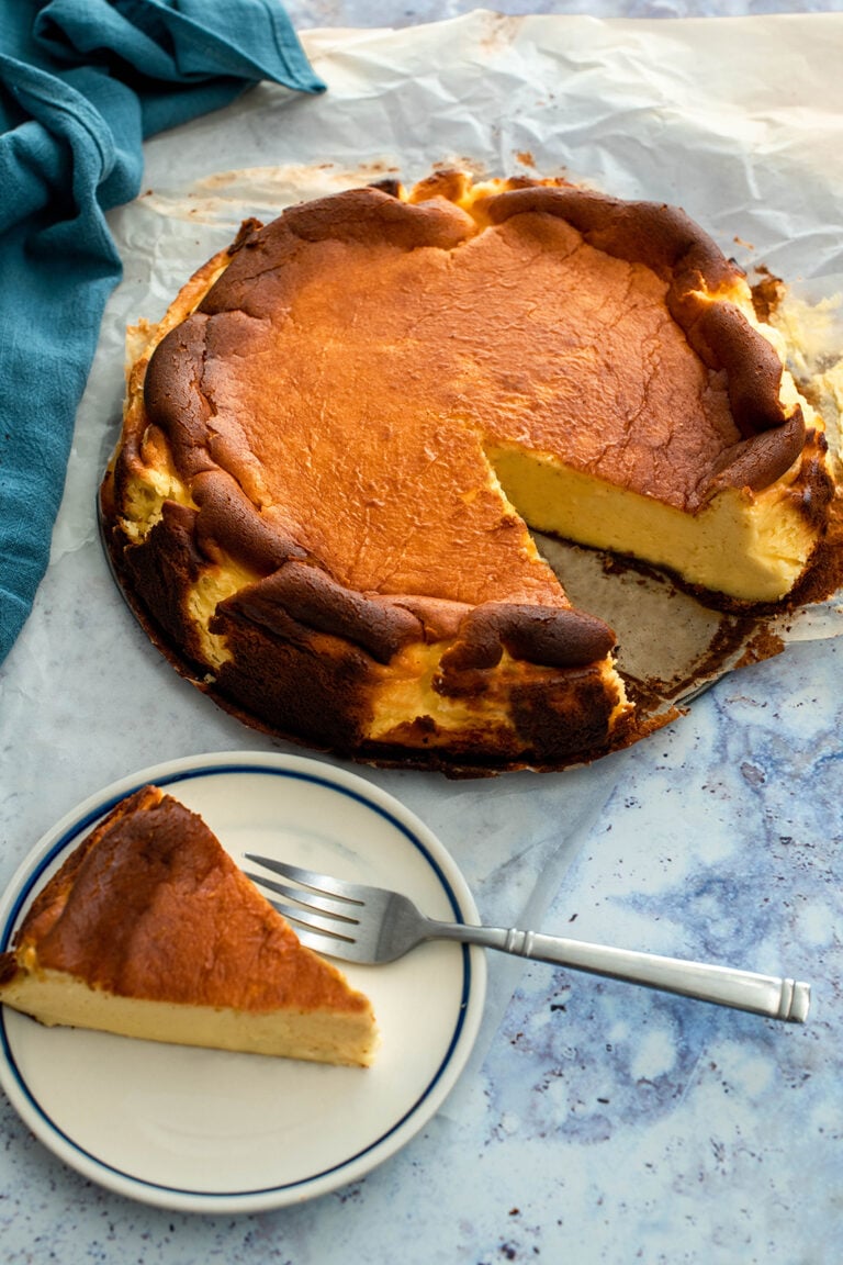 Burnt Basque Cheesecake Nibbles and Feasts