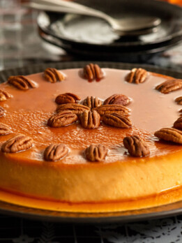 sweet potato flan