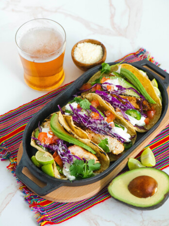 Tequila Lime Chicken Tacos