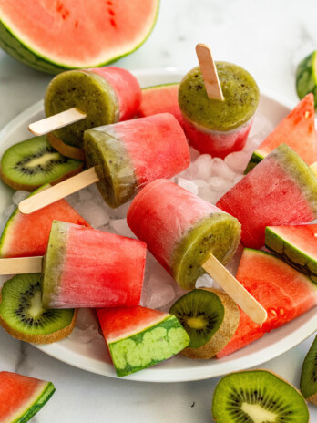 Watermelon Kiwi Paletas