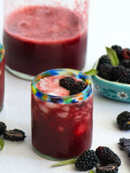 Blackberry Sage Agua Fresca