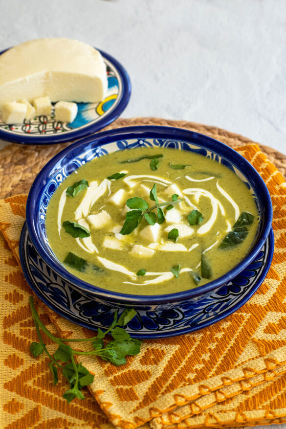 watercress poblano potato soup