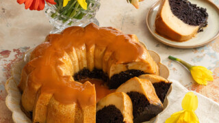 Chocoflan - Nibbles and Feasts
