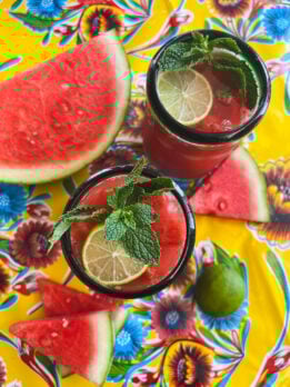 Minty Watermelon Agua Fresca COVER