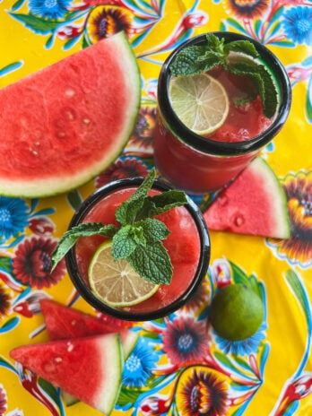 Minty Watermelon Agua Fresca COVER