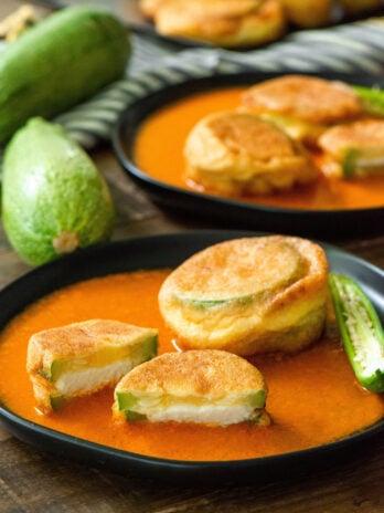 Panela Cheese Stuffed Calabacitas