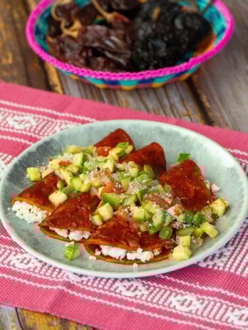 Red Enchiladas with Squash 1