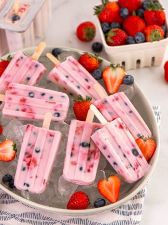 Berry Custard Paletas