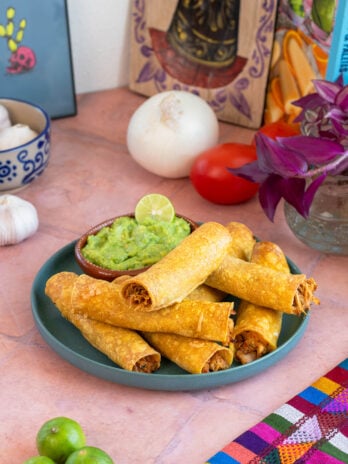 Baked Chicken Taquitos
